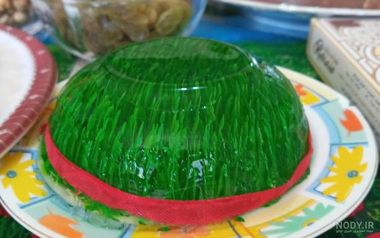 عکس ژله سبزه