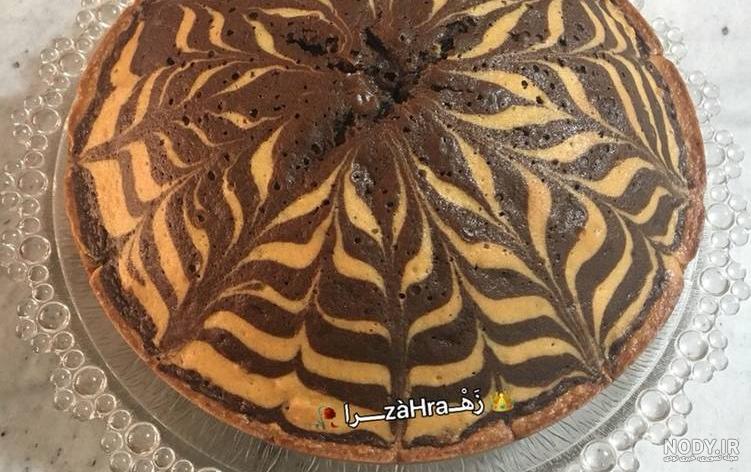 عکس کیک زبرا