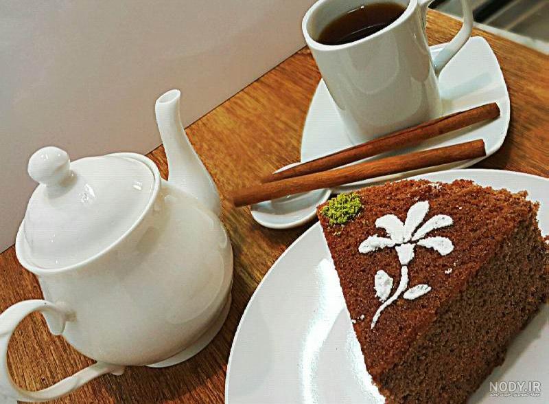عکس کیک چای