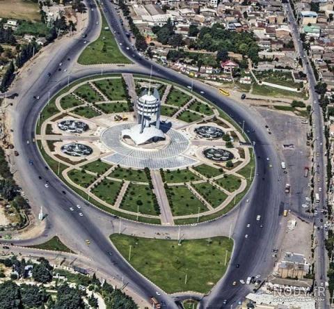 عکس هوایی گرگان