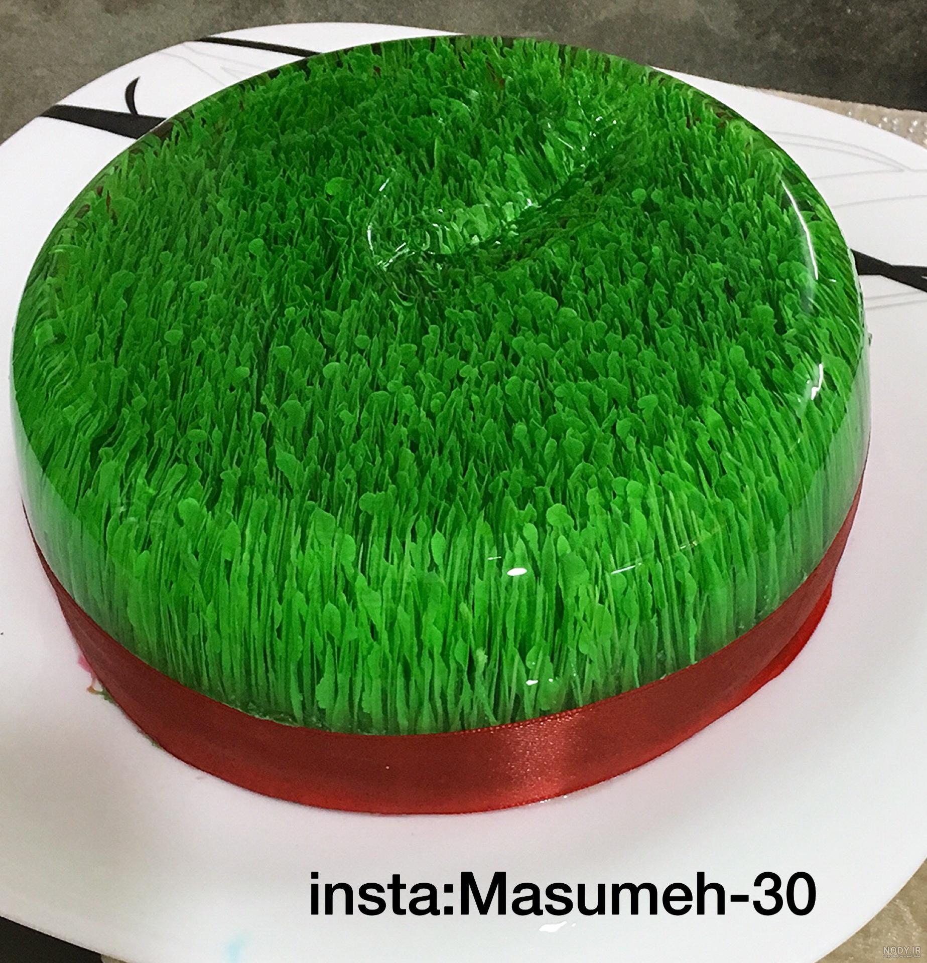 ژله سبزه و تنگ ماهی