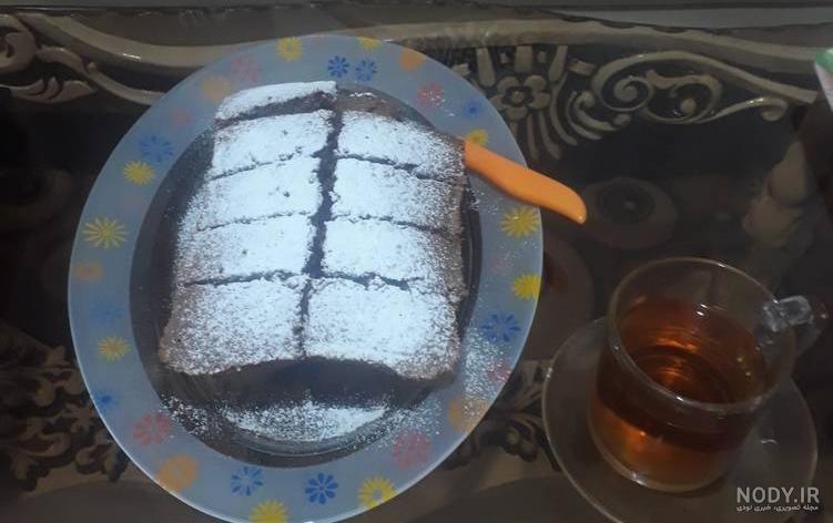 کیک گردویی بدون همزن برقی