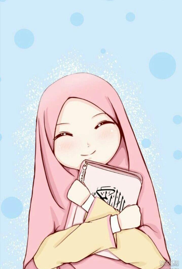 عکس دختر با حجاب فانتزی