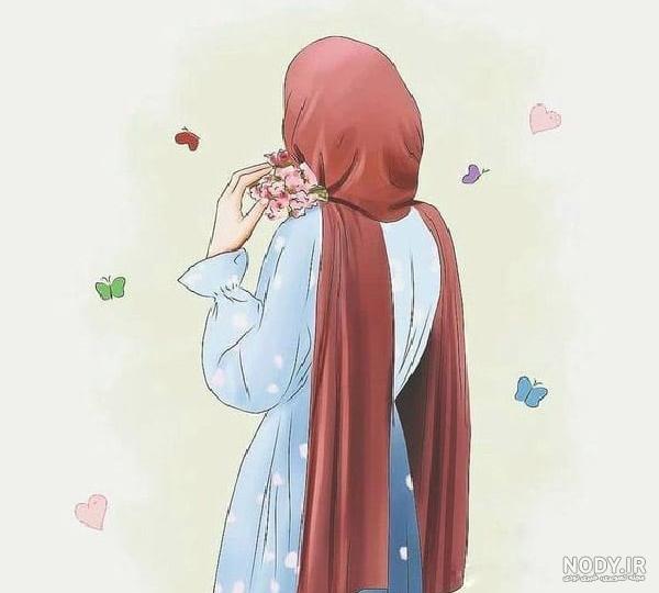 عکس دخترانه باحجاب فانتزی برای پروفایل