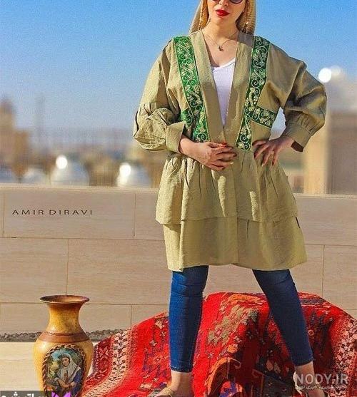 مدل مانتو گشاد کوتاه دخترانه مدل مانتو گشاد کوتاه دخترانه
