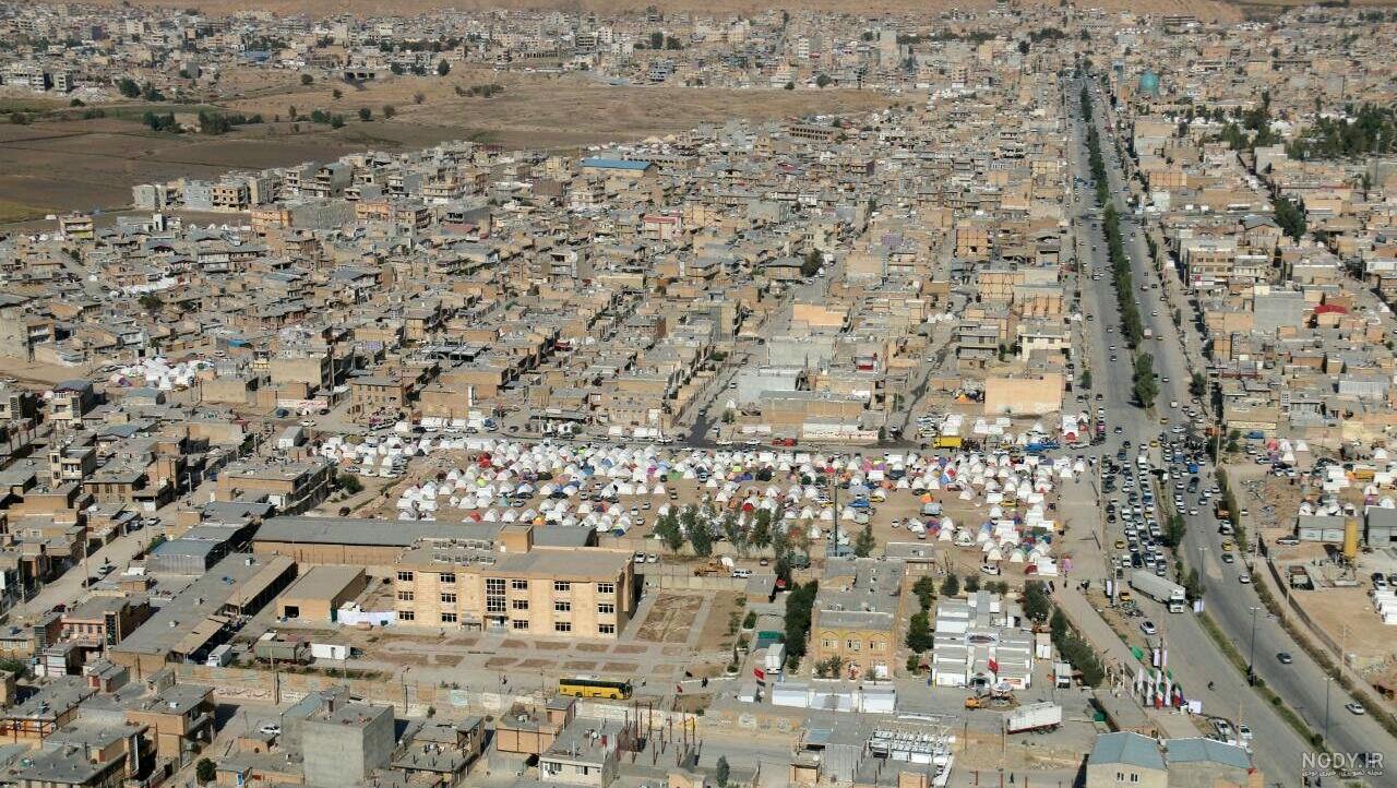 تصاویر هوایی سرپل ذهاب
