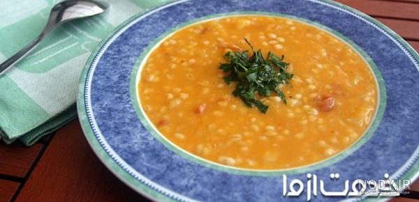 طرز تهیه سوپ جو پرک