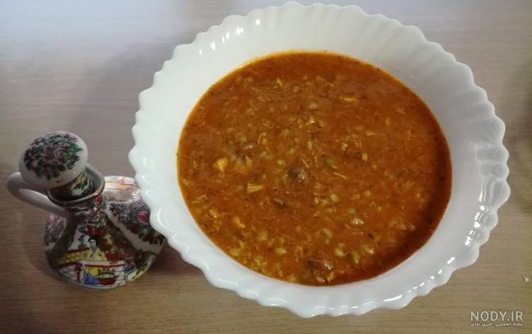 عکس آش جو خانگی