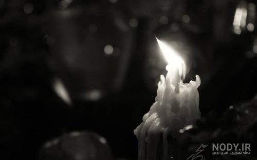 عکس زیبا از شمع و پروانه