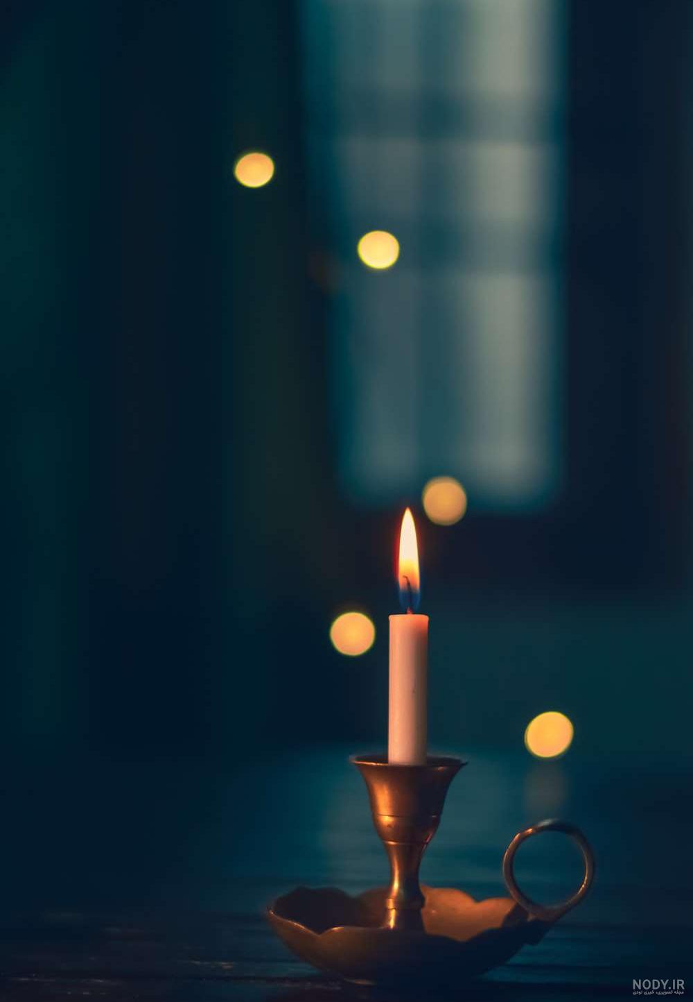 عکس شمع غمگین