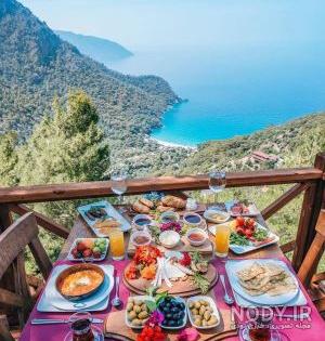 عکس صبحانه ساده خانگی عکس صبحانه ساده خانگی