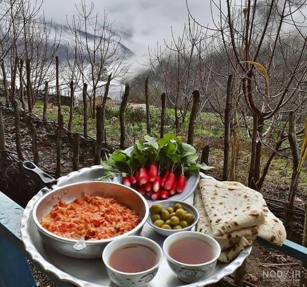 عکس میز صبحانه لاکچری عکس میز صبحانه لاکچری