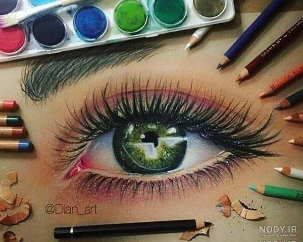 عکس چشم طبیعی قهوه ای عکس چشم طبیعی قهوه ای