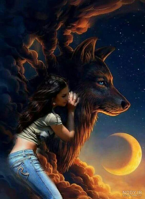 عکس گرگ فانتزی برای پروفایل عکس گرگ فانتزی برای پروفایل