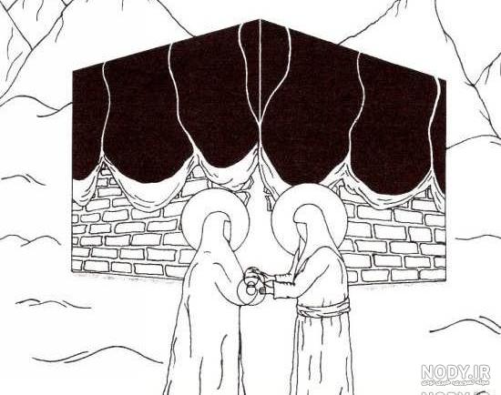 نقاشی کعبه و پیامبر