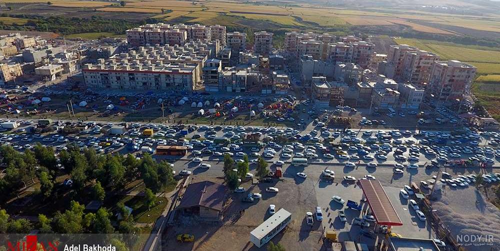 نقشه استان کرمانشاه و کردستان