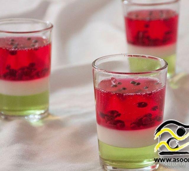 ژله لیوانی شیک ژله لیوانی شیک