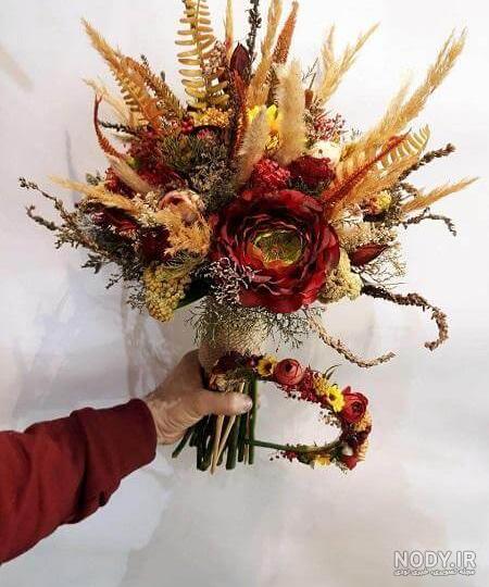 دسته گل ارکیده مصنوعی عروس دسته گل ارکیده مصنوعی عروس