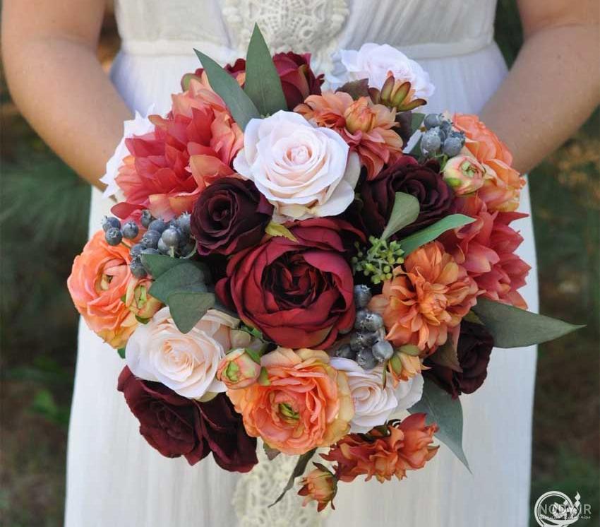 دسته گل وحشی برای عروس دسته گل وحشی برای عروس