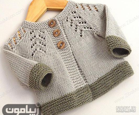 سارافون بافتنی دخترانه بچه گانه