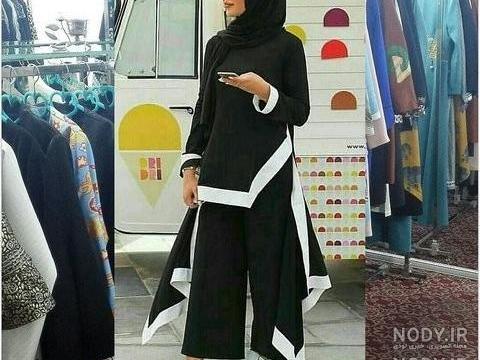 مدل مانتو با شلوار گشاد اینستاگرام مدل مانتو با شلوار گشاد اینستاگرام