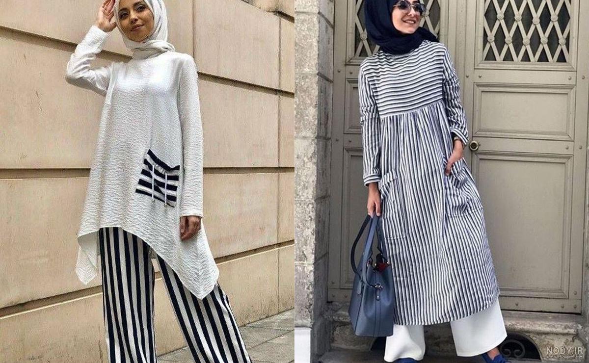 مدل مانتو جلو بسته کلوش