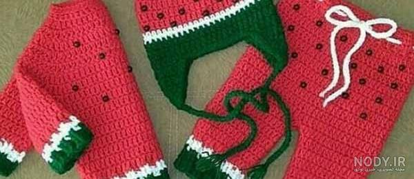 چند مدل لباس بافتنی دخترانه