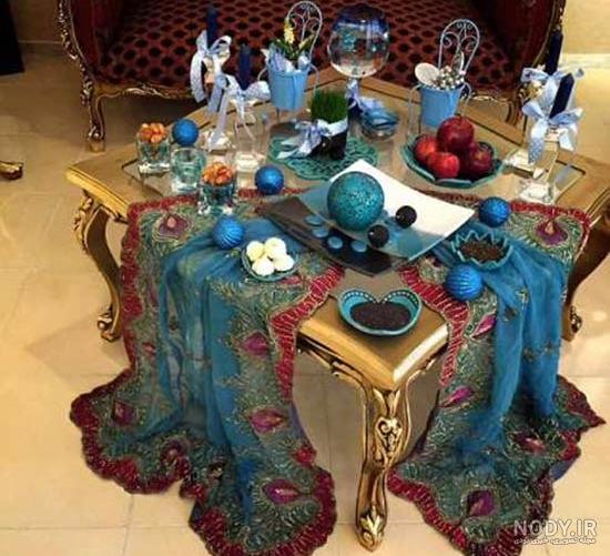 سفره هفت سین فانتزی و شیک سفره هفت سین فانتزی و شیک
