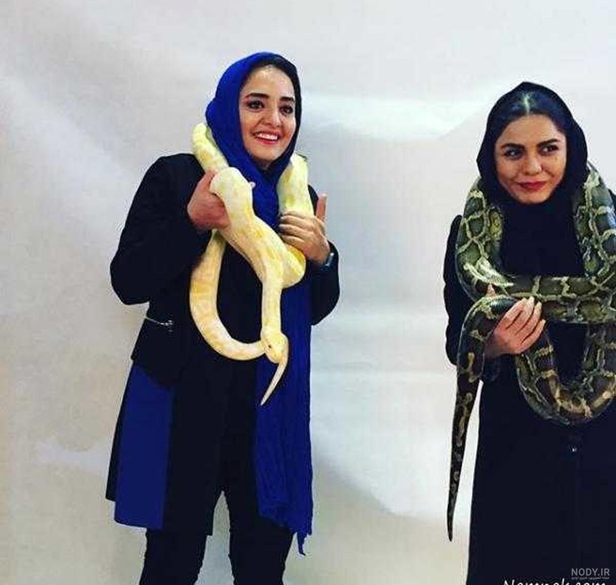 عکس آزاده زارعی در آوای باران