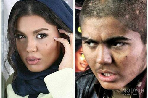 عکس آزاده زارعی وهمسرش