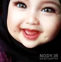 عکس دختر بچه چشم عسلی