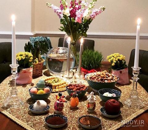 عکس سفره هفت سین ساده و شیک عکس سفره هفت سین ساده و شیک