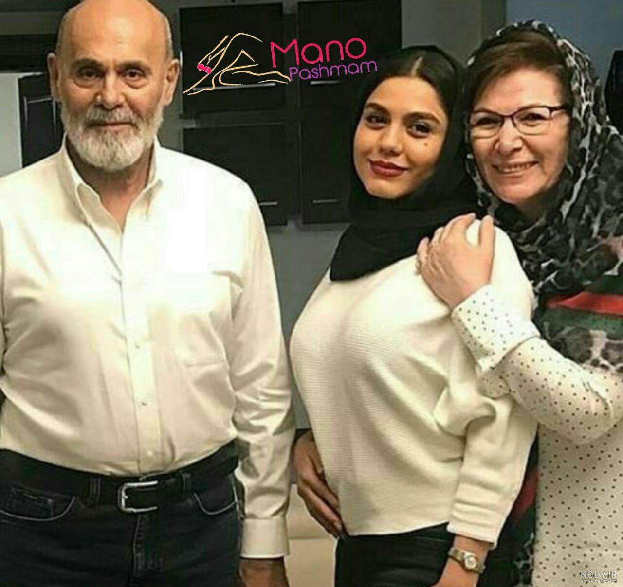عکس عروسی آزاده زارعی و همسرش