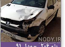 عکس ماشین تصادفی پراید عکس ماشین تصادفی پراید