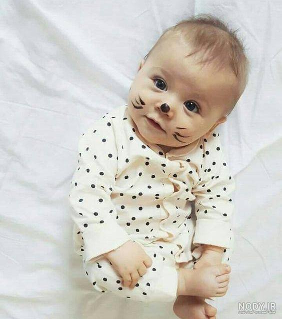 عکس نوزاد تازه متولد شده دختر زیبا