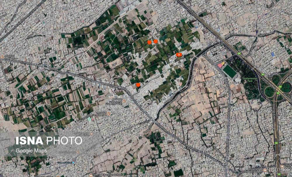 عکس هوایی از دانشگاه صنعتی اصفهان