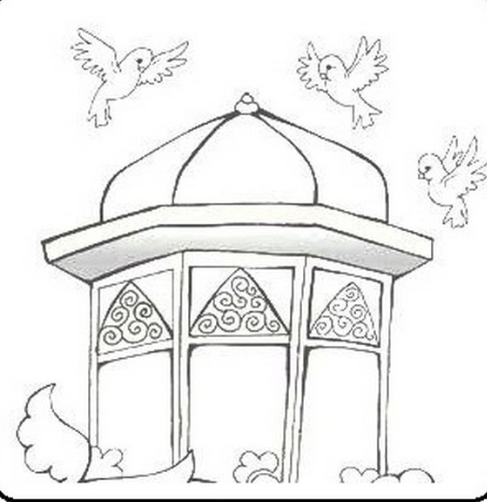 نقاشی کبوتر حرم امام رضا
