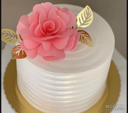 کیک تولد ساده و زیبا کیک تولد ساده و زیبا
