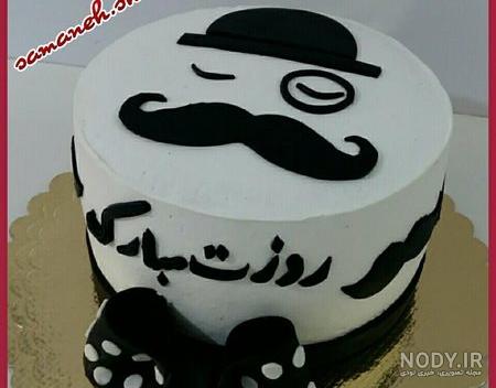 کیک روز مرد با فوندانت کیک روز مرد با فوندانت