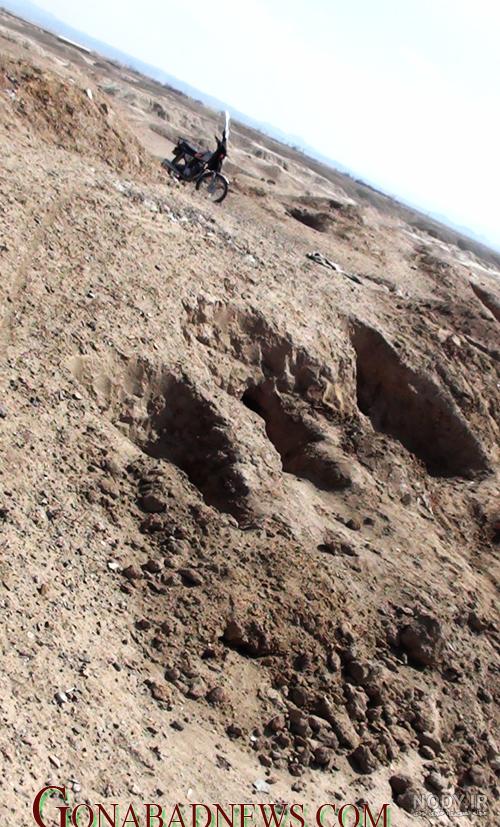 سنگ چين قبر گبری در کوه