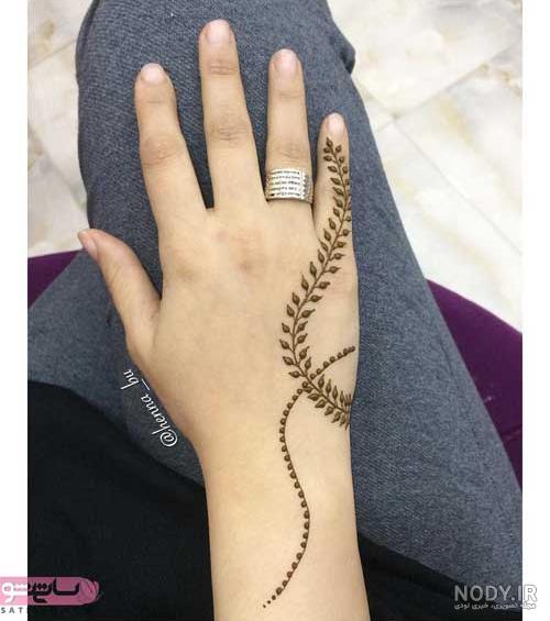 عکس نقش حنا جدید