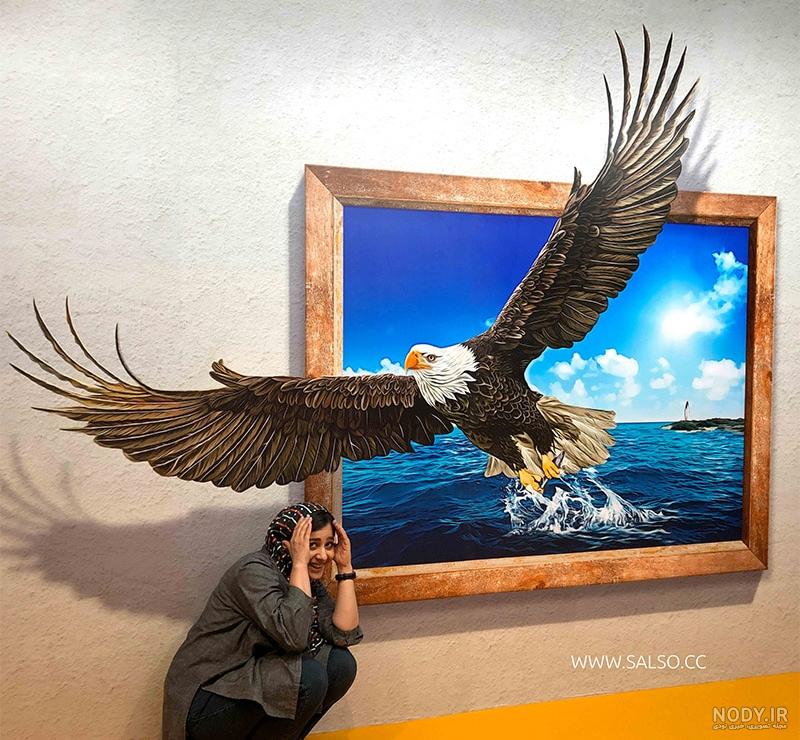 نقاشی عقاب سخت
