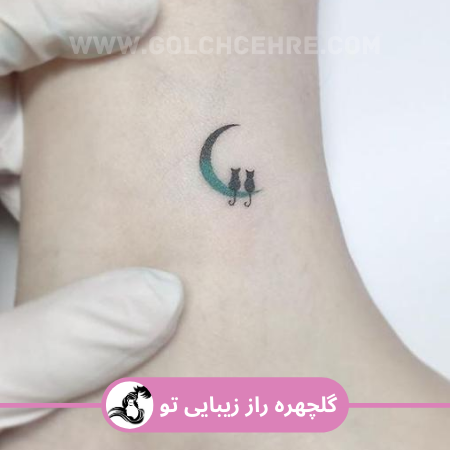 طرح تاتو روی ساعد دست دخترانه