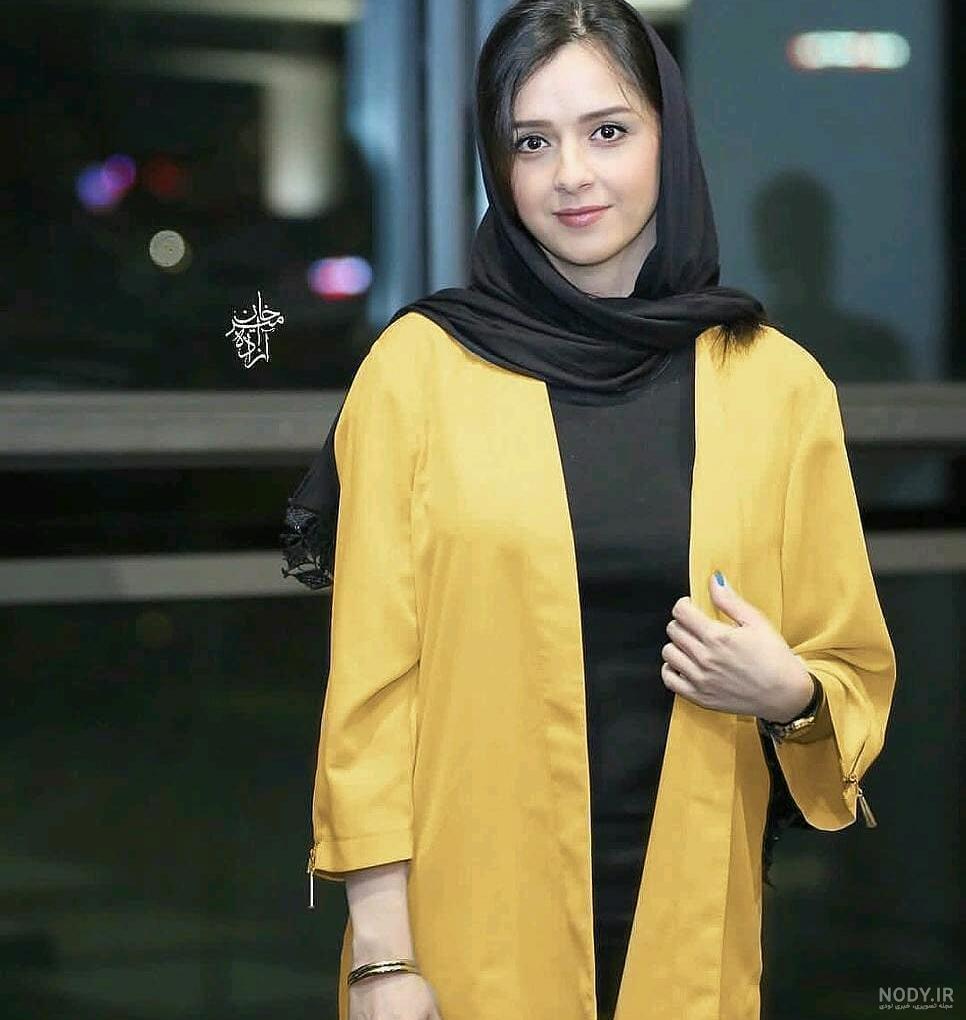 عکس مانتو زرد شیک عکس مانتو زرد شیک