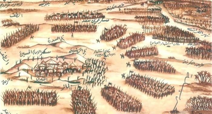 جنگ امام حسین در روز عاشورا