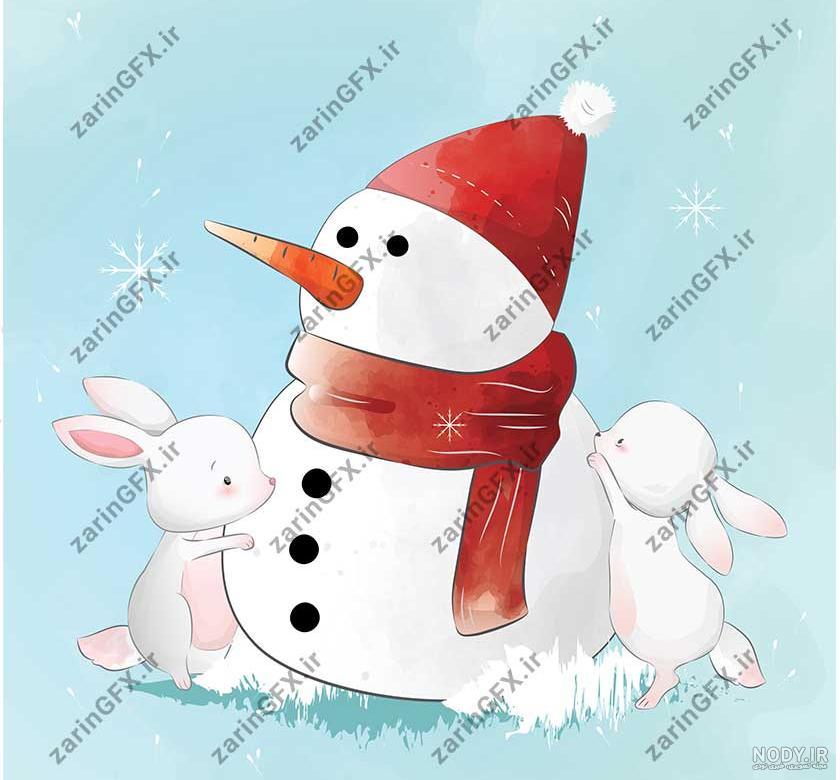 عکس آدم برفی السا و آنا