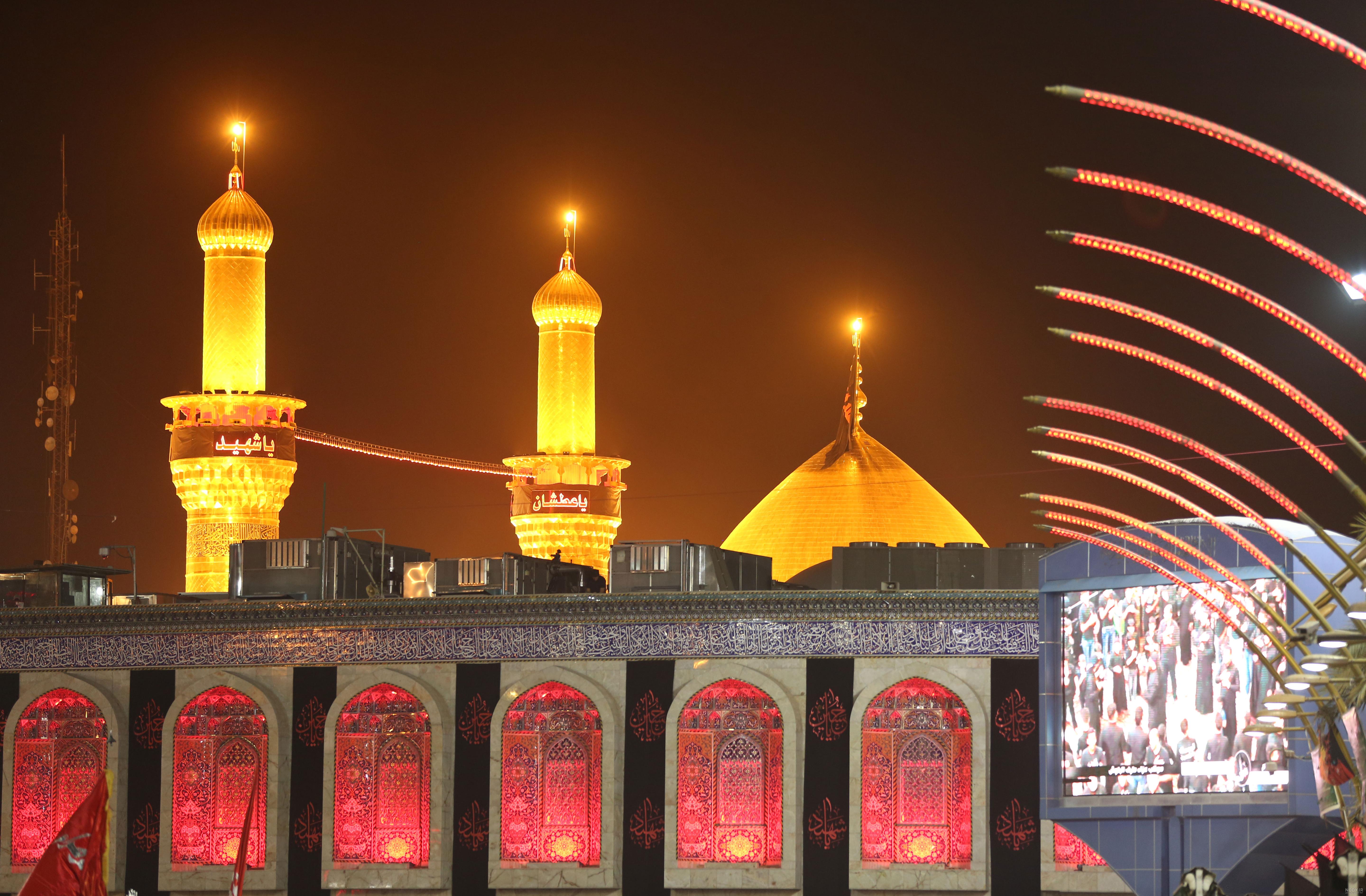عکس بین الحرمین کربلا با کیفیت بالا