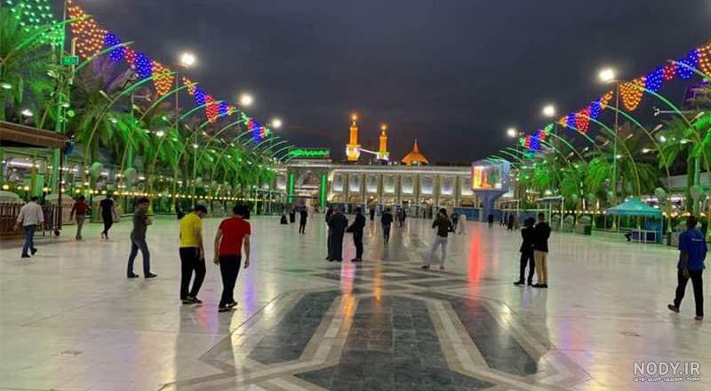عکس بین الحرمین کربلا با کیفیت بالا