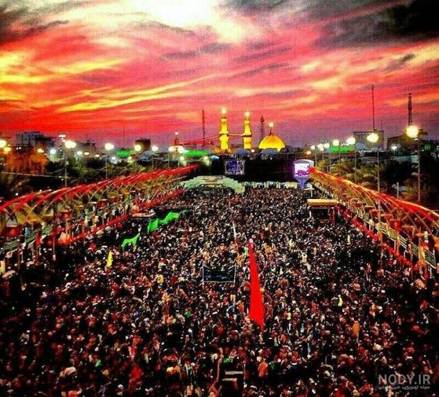 عکس حرم امام حسین در روز عاشورا عکس حرم امام حسین در روز عاشورا
