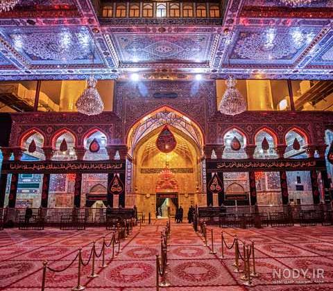 عکس دختر در حرم امام حسین